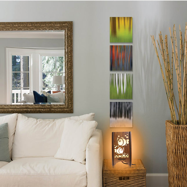 US DZIRE ™ 603 Wooden Fancy Table Lamp With Creative Design,