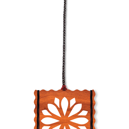 US DZIRE ™569 Fancy Wooden Ceiling Lights,Hanging Lamps,( With Gold Bulb )Ceiling Lamp pendant lamp shade For Living Room,Bedroom,Lobby,office,Restaurant,Dining Hall,Home decoration,Study Room Pendants Ceiling Lamp  (Brown)