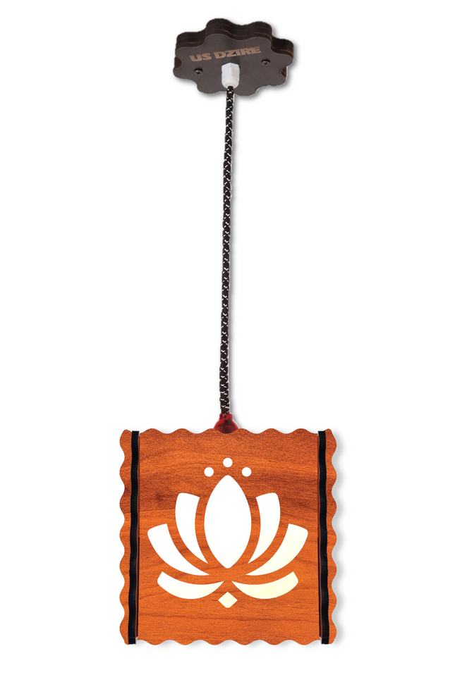 US DZIRE™ 573  Wooden Style Hanging Lamp Creative Pendant Light Lamp for Room,Foyer,Hallway Pendants Ceiling Lamp