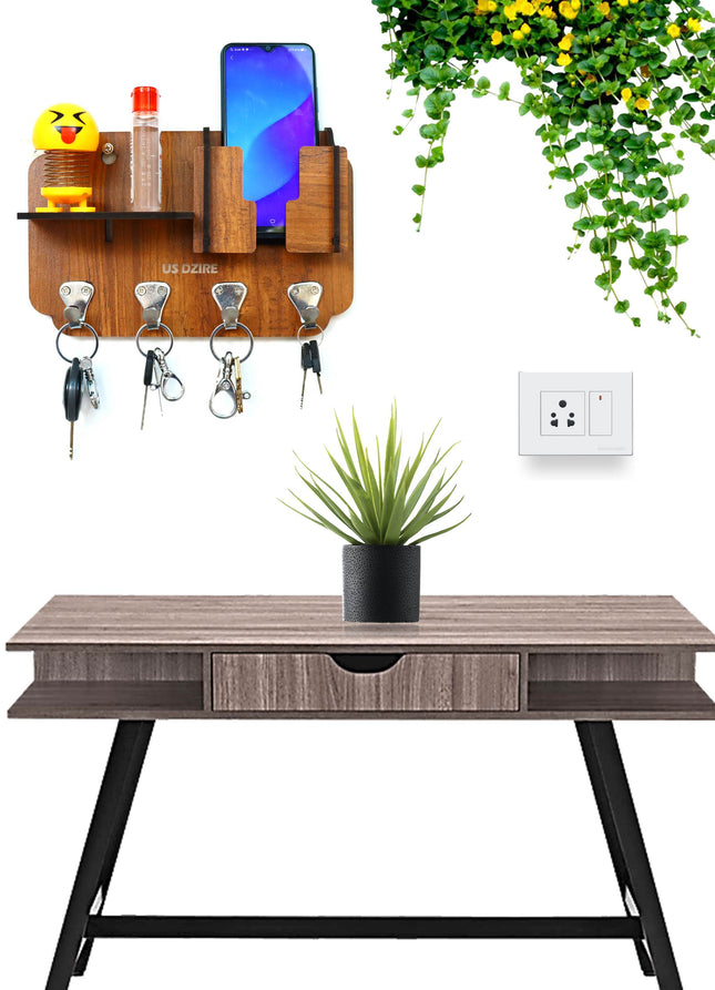 US DZIRE™ 836 Premium Key Holder For Home & Office Wood Key Holder