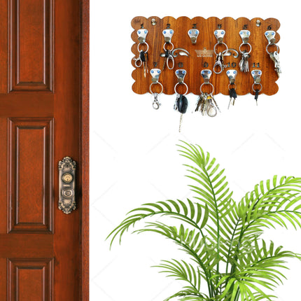 US DZIRE™ 844 Premium Key Holder For Home & Office Wood Key Holder