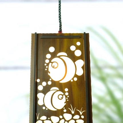 US DZIRE 425 Wooden Ceiling Pendant Light Shade  Chandelier Style.