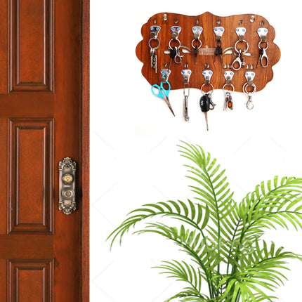 US DZIRE™ 845 Premium Key Holder For Home & Office Wood Key Holder