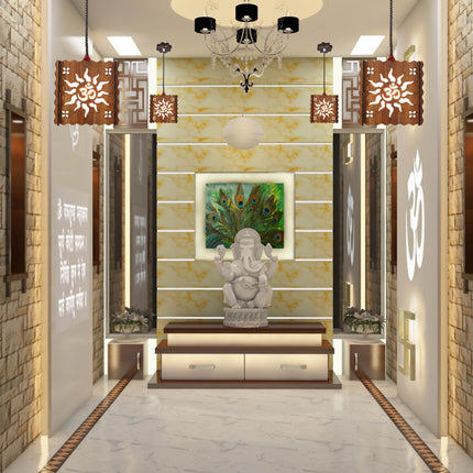US DZIRE™ 519 Wooden Style Hanging Lamp Pendants Ceiling Lamp