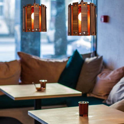 US DZIRE 460 Wooden Ceiling Pendant Light Shade  Chandelier Style.