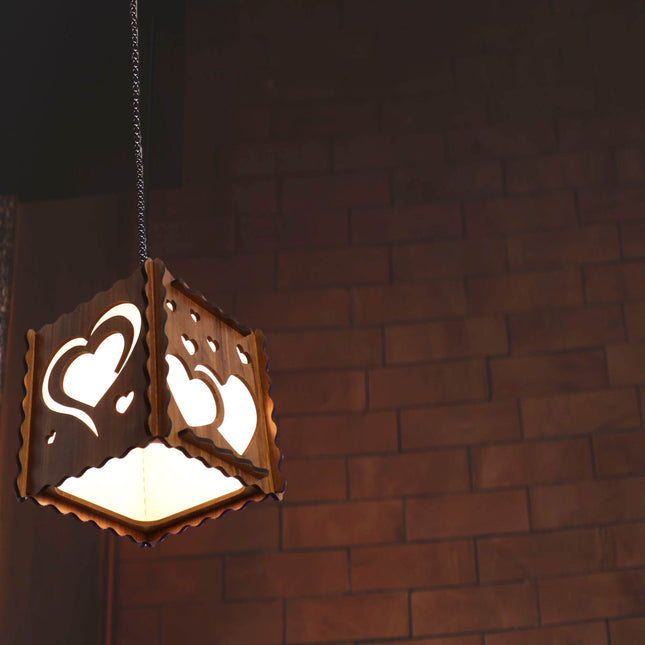 US DZIRE™ 502 Wooden Ceiling Pendant Light Shade  Chandelier Style.
