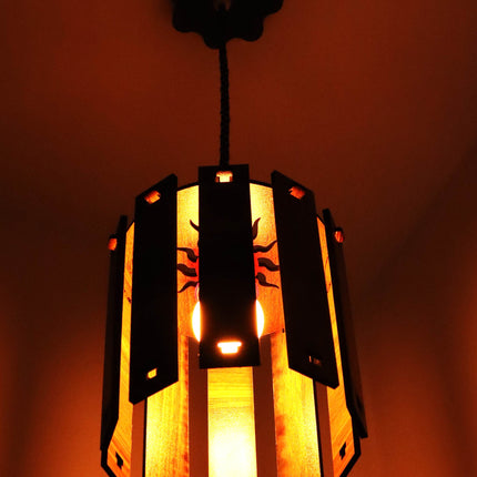 US DZIRE 460 Wooden Ceiling Pendant Light Shade  Chandelier Style.