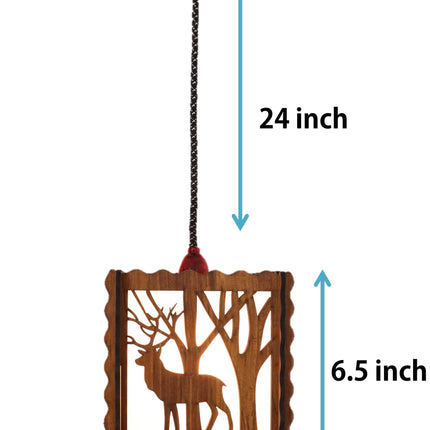 US DZIRE™ 523 Pendants Ceiling Lamp  (Brown)