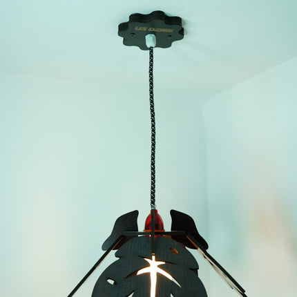 US DZIRE 162 Wooden  Ceiling Pendant Light Shade Hand Weave Chandelier Style