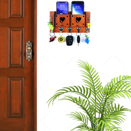 US DZIRE™  15 Premium Key Holder For Home & Office Wood Key Holder