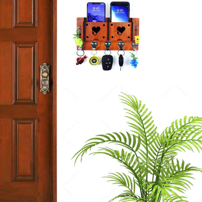 US DZIRE™  15 Premium Key Holder For Home & Office Wood Key Holder