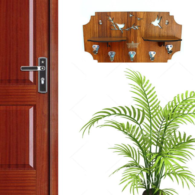 US DZIRE™ 807 Premium Key Holder For Home & Office Wood Key Holder