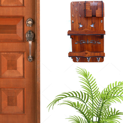 US DZIRE™ 812 Premium Key Holder For Home & Office Wood Key Holder