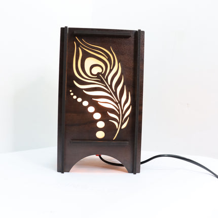 US DZIRE ™  609 Wooden LED Table Lamp With Creative Design,Suitable for ,Drawing room,Lobby Etc Table Lamp