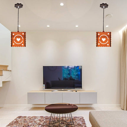 US DZIRE™ 588 Wooden Style Hanging Lamp Creative Pendant Light Lamp for Room,Foyer,Hallway Pendants Ceiling Lamp