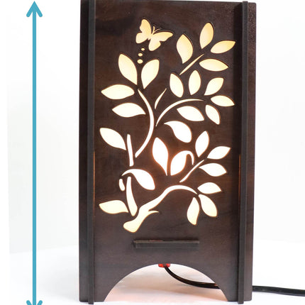 US DZIRE™ 607 Wooden Style Table Lamp Fancy Teble Lamp