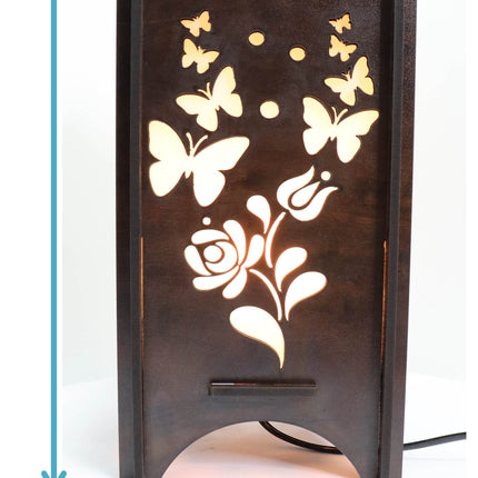 US DZIRE ™ 608 Artistic Fish Tank Table lamp for Living Room, Bedside, TV Cabinet Decoration Handcraft Night lamp Shade