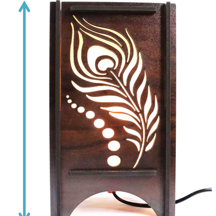 US DZIRE ™  609 Wooden LED Table Lamp With Creative Design,Suitable for ,Drawing room,Lobby Etc Table Lamp