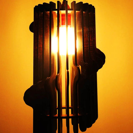 US DZIRE 165 Wooden  Ceiling Pendant Light Shade Hand Weave Chandelier Style.
