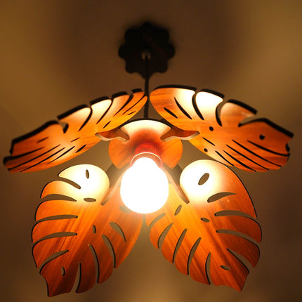 US DZIRE 402 Decoretive Wooden  Ceiling Pendant Light Shade Hand Weave Chandelier Styl