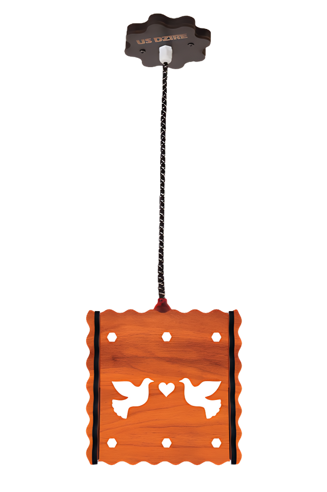 US DZIRE™ 563 Wooden Style Hanging Lamp Pendants Ceiling Lamp