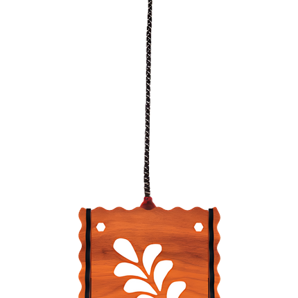 US DZIRE ™ 560 Fancy Wooden Ceiling Lights,Hanging Lamps,( With Gold Bulb )Ceiling Lamp pendant lamp shade For Living Room,Bedroom,Lobby,office,Restaurant,Dining Hall,Home decoration,Study Room Pendants Ceiling Lamp  (Brown)