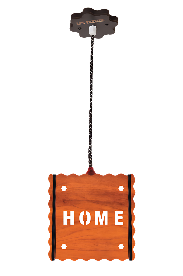 US DZIRE™ 561 Wooden Style Hanging Lamp Pendants Ceiling Lamp