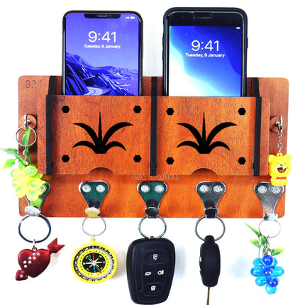 US DZIRE™ 27 Premium Key Holder For Home & Office Wood Key Holder