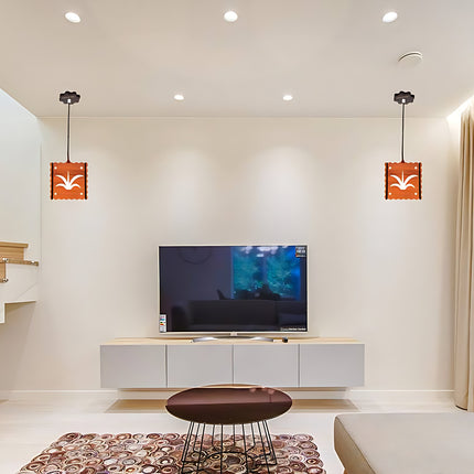US DZIRE™ 538 Pendants Ceiling Lamp  (Brown)