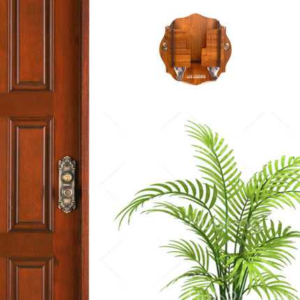 US DZIRE™ 849  Decorative Key Hanger (Brown) Wood Key Holder
